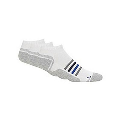 Debenhams Sports Pack of three white technical trainer socks